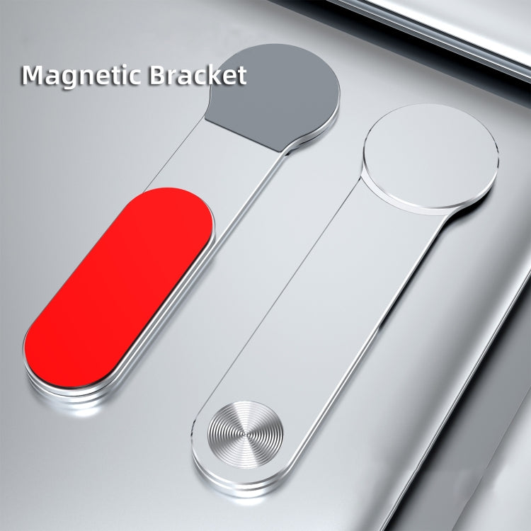 T617 Multi-function Laptop Folding Magnetic Expanded Metal Bracket (Silver)
