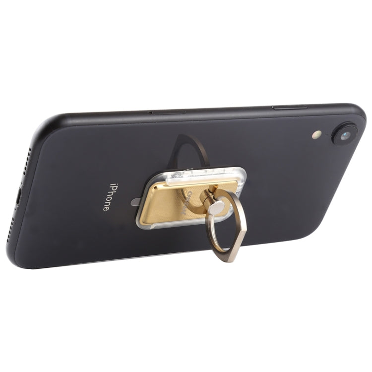 360 Degrees Rotating Magnetic Phone Holder with Wireless Charging Support (Gold)