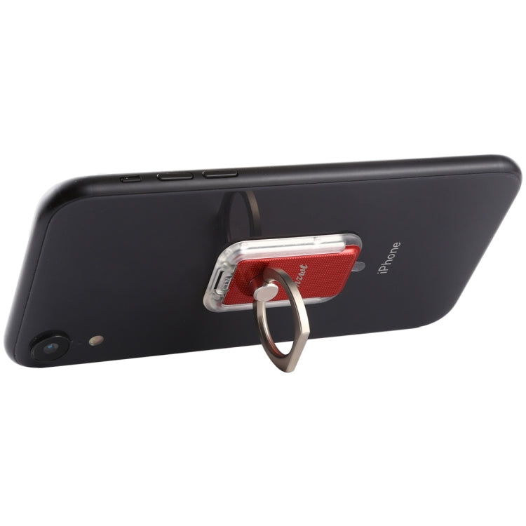 Rotatable Magnetic Phone Holder with Wireless Charging Support (Red)