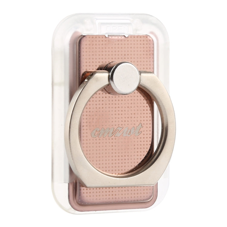 Rose Gold 360 Degrees Rotate Magnetic Ring Stand Phone Holder with Wireless Charging Support