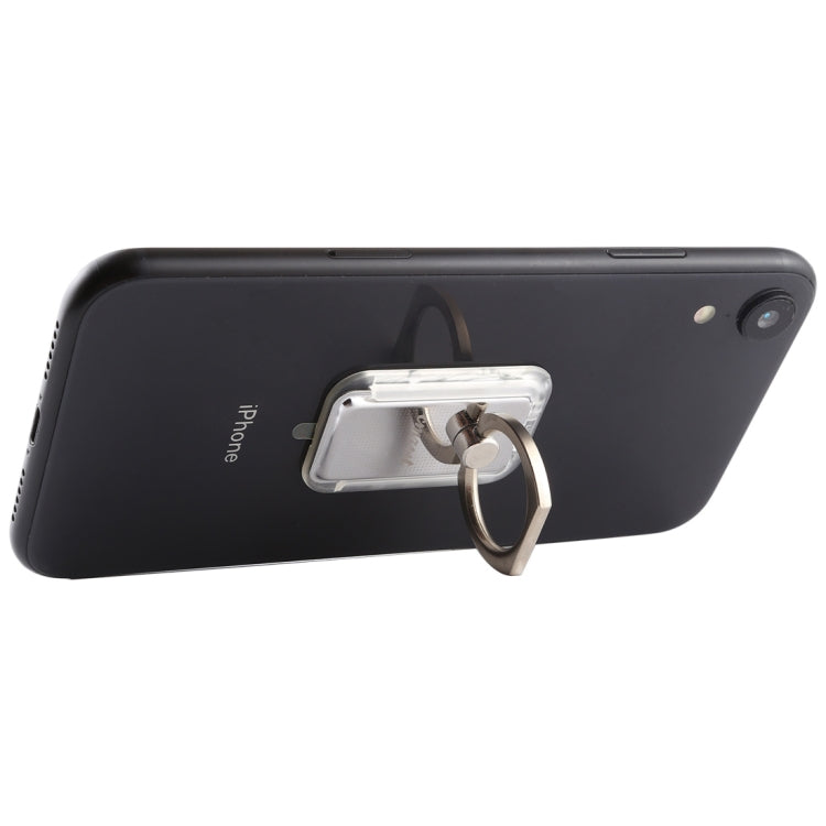 Magnetic Silver Phone Holder with 360-Degree Rotation and Wireless Charging Support