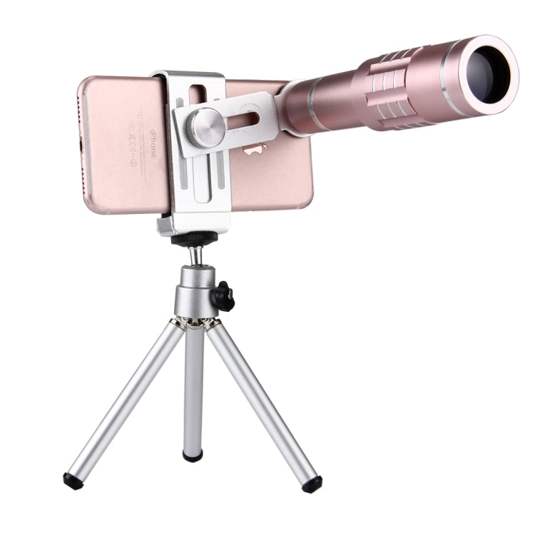 18X Magnification Lens Kit for Mobile Phone Photography (Rose Gold)