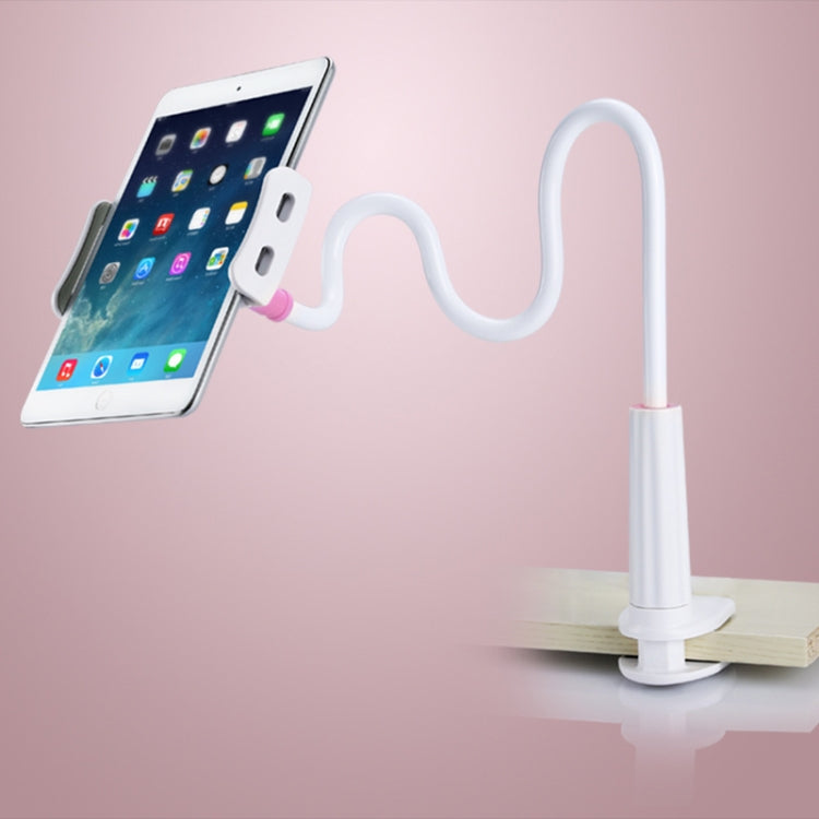 Lenuo DL-23 75cm Pink Lazy Bracket 360° Adjustable Desktop Holder for Phone/Tablet (Up to 10.5 inch)