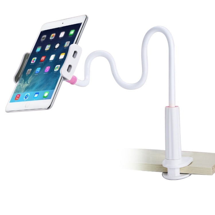 Lenuo DL-23 75cm Pink Lazy Bracket 360° Adjustable Desktop Holder for Phone/Tablet (Up to 10.5 inch)
