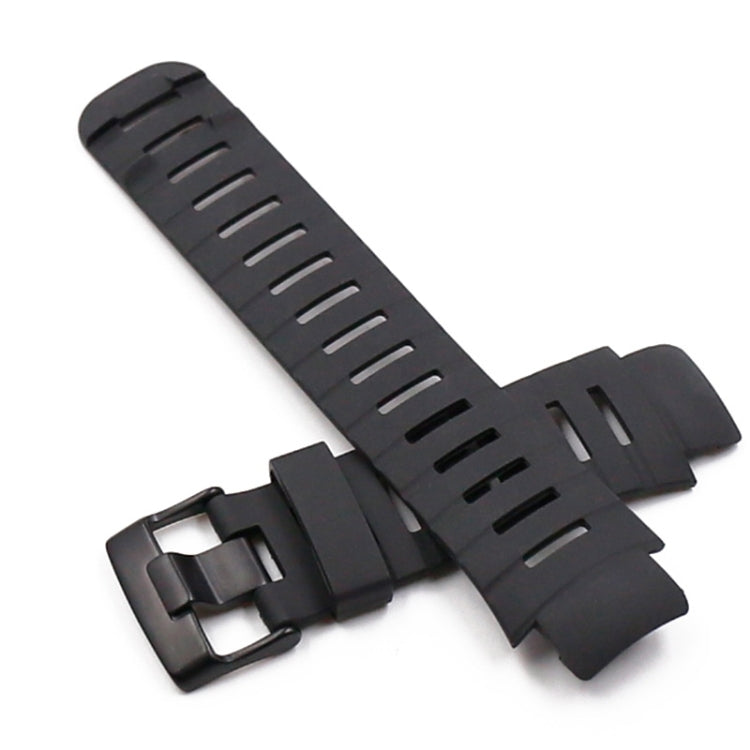 SUUNTO X-LANDER Metal Buckle Silicone Watch Band (Black)