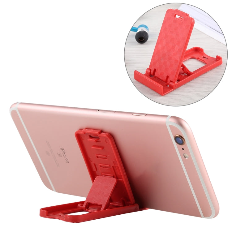 Mini Foldable Desk Phone Holder with Adjustable Angles, Random Color Delivery