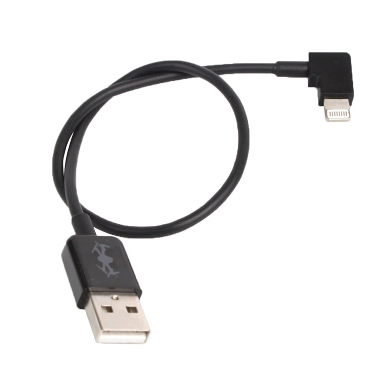 30cm USB to 8 Pin Right Angle Data Connector Cable for DJI Drones