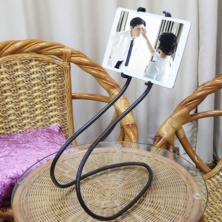 Flexible Long Arm Mount Neck Holder for Hands-Free Smartphone and Tablet Viewing