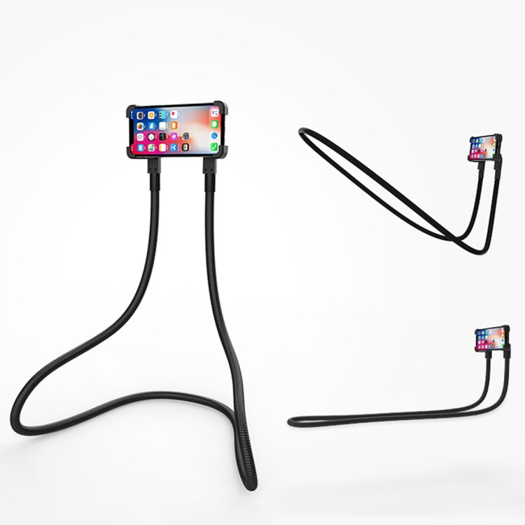 Flexible Long Arm Mount Neck Holder for Hands-Free Smartphone and Tablet Viewing