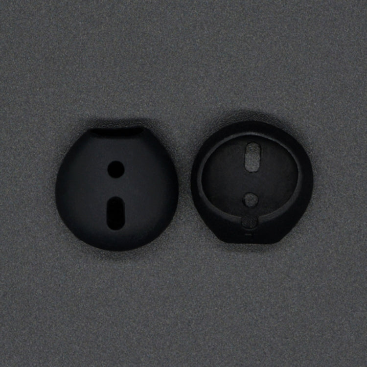 Soft Silicone Ear Caps for Apple AirPods / EarPods - 2 Pack (Black)