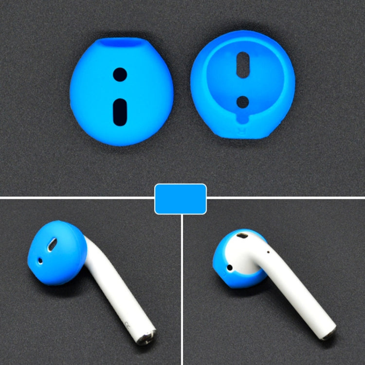 Silicone Ear Caps for Apple AirPods / EarPods - Set of 2 (Blue)