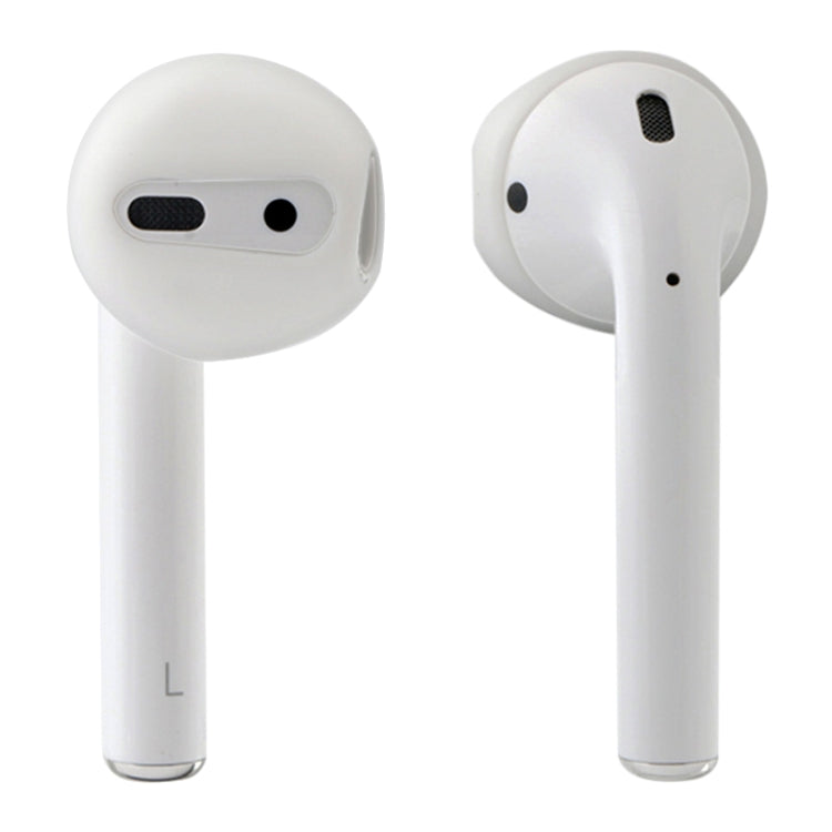 1 Pair Transparent Silicone Wireless Bluetooth Earphone Ear Caps for Apple AirPods