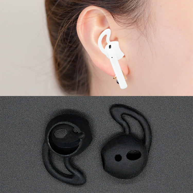 Black Wireless Bluetooth Ear Caps for Apple AirPods