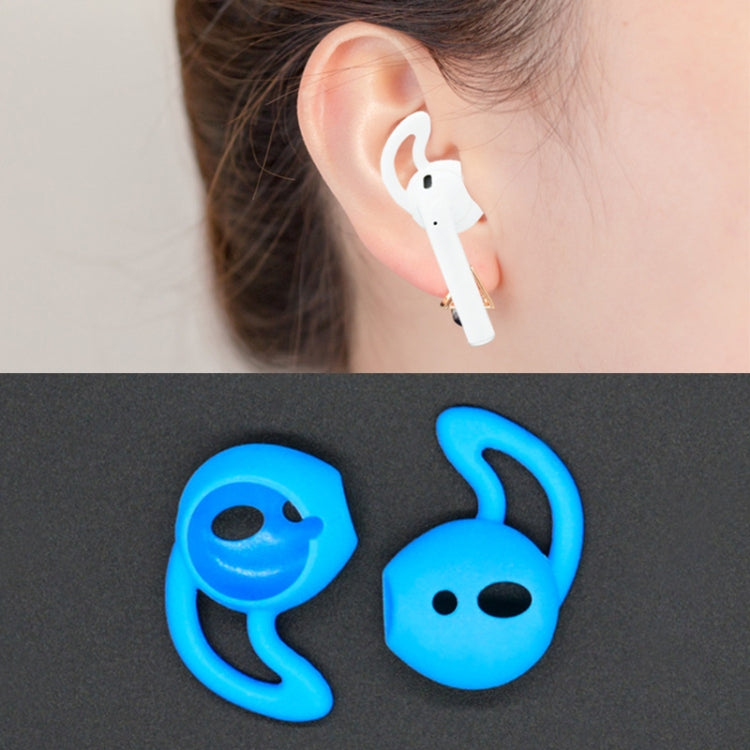 Blue Wireless Bluetooth Earphone Silicone Ear Caps for Apple AirPods