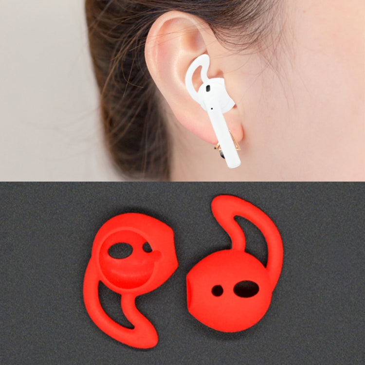 Red Silicone Ear Caps for Apple AirPods