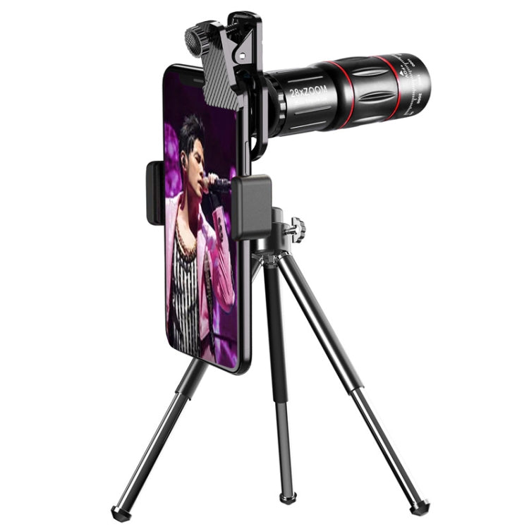 28X Universal Lens Telescope for Mobile Phones with Big Pocket Set