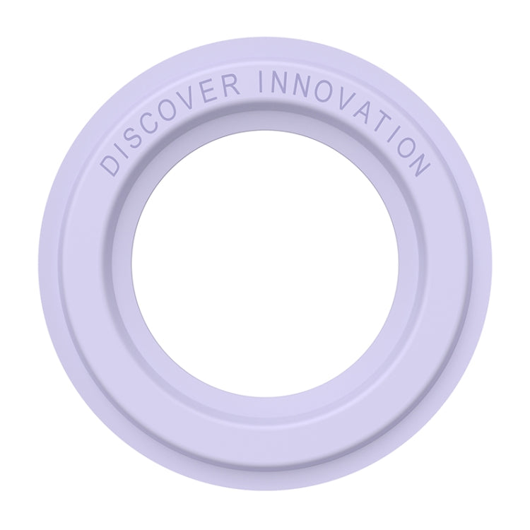 NILLKIN Purple Magnetic PU Leather Ring Sticker