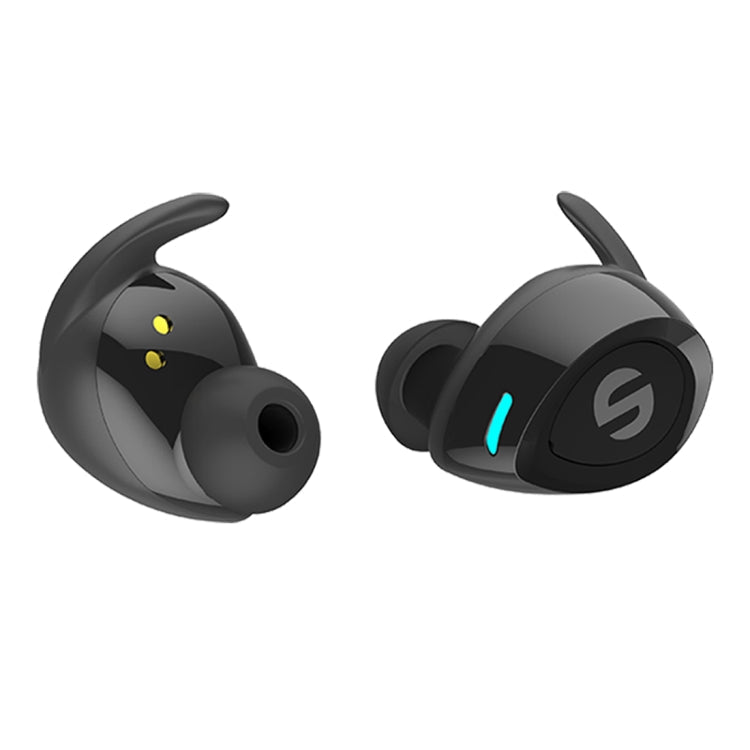 Universe Sweat-Proof Wireless Earbuds with Charging Case for Active Lifestyles (Black)