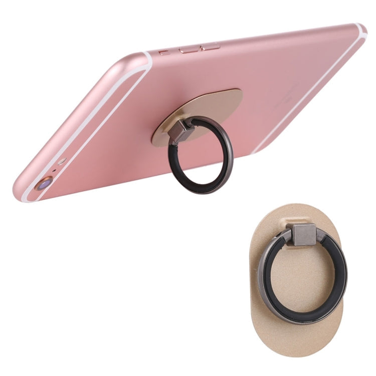 Gold Universal Phone Adhesive Metal Plate Finger Grip Stand