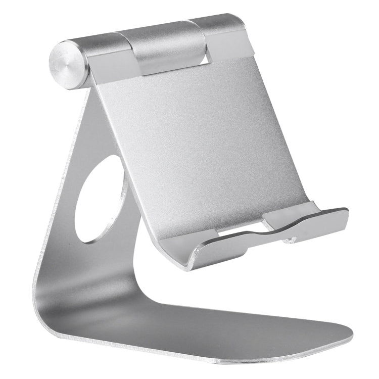 Elegant Adjustable Aluminum Alloy Desktop Holder Stand in Silver