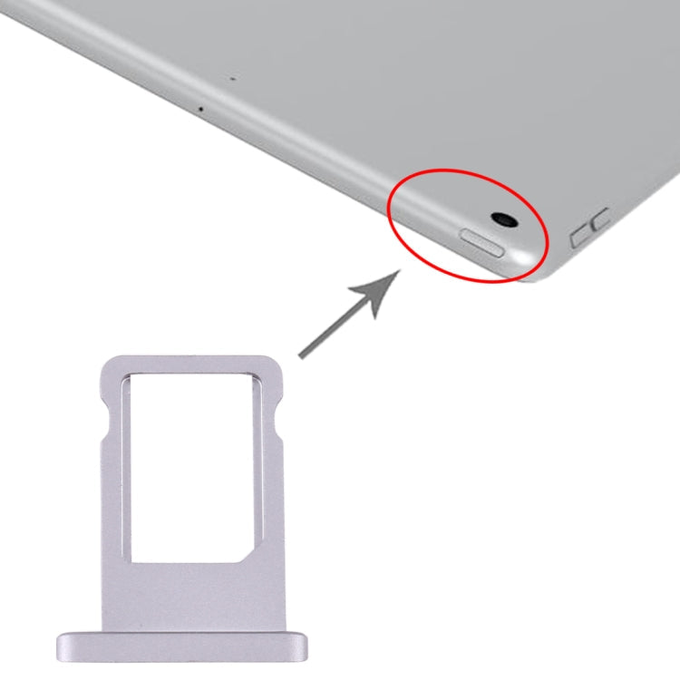 SIM Card Tray Replacement for iPad 10.2 inch / A2200 / A2198 / A2232 (Grey)