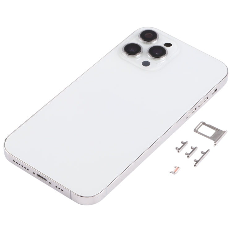 White Stainless Steel Back Cover Replacement for iPhone XR
