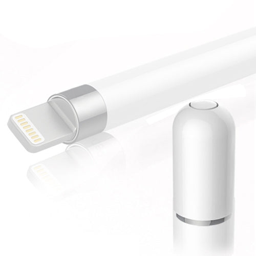 Magnetic Anti-lost Protective Cap for Apple Pencil - White