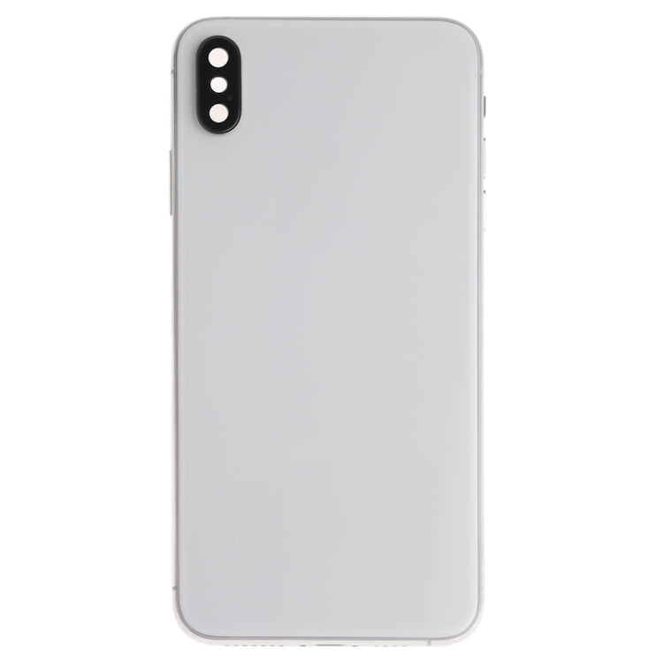 iPhone XS White Battery Back Cover Assembly with Complete Components for Seamless Functionality
