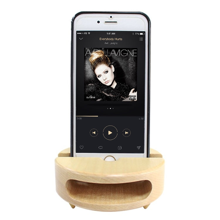 Stylish Maple Wood Mobile Phone Holder