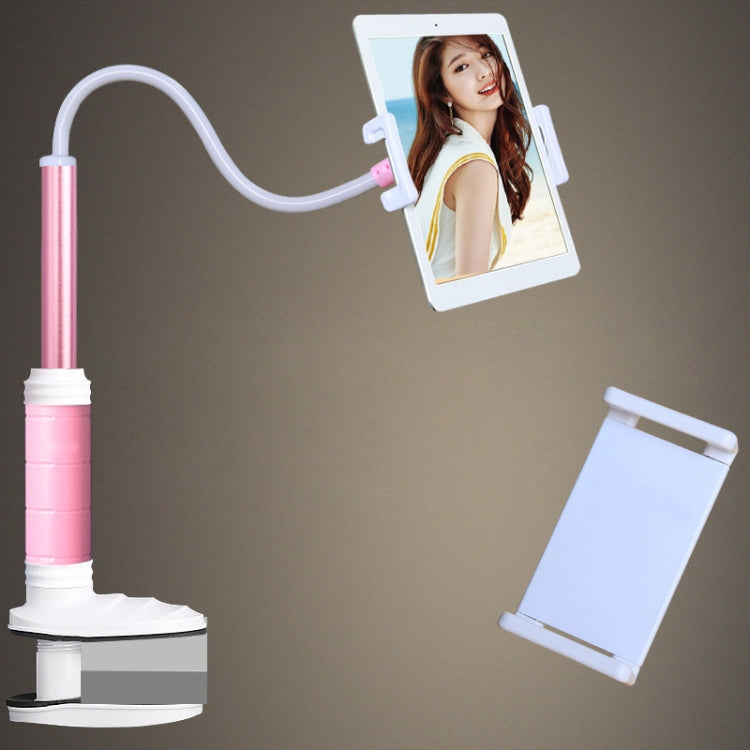 Adjustable Pink Aluminum-magnesium Lazy Bracket for Mobile Phones/Tablets (1m Length)