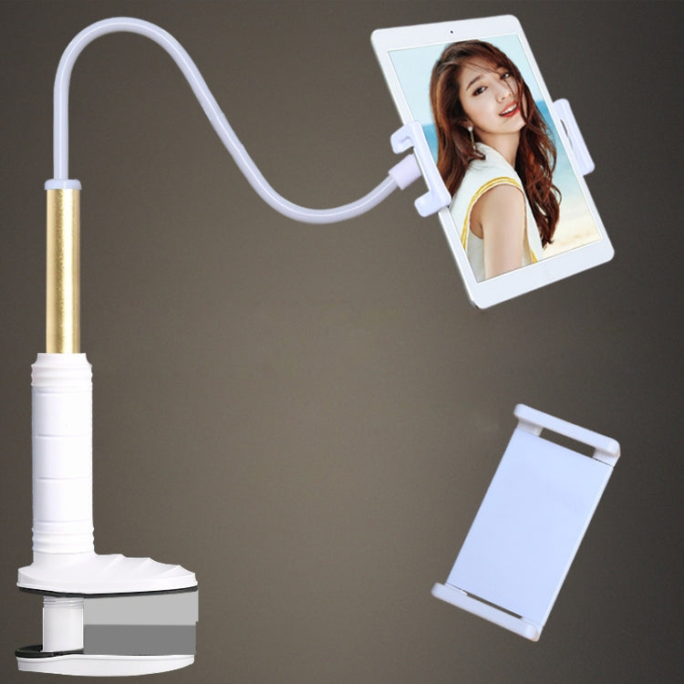 Lazy Bracket Universal Mobile Phone and Tablet Stand with 360-Degree Rotation, Gold