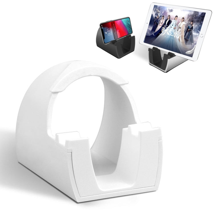 Universal Mobile Phone and Tablet Desktop Stand (White)
