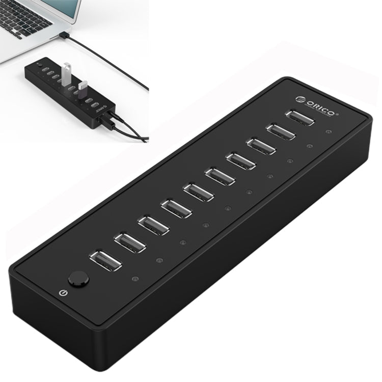 ORICO P10-U2-V1 10-port USB 2.0 Hub for Seamless Connectivity