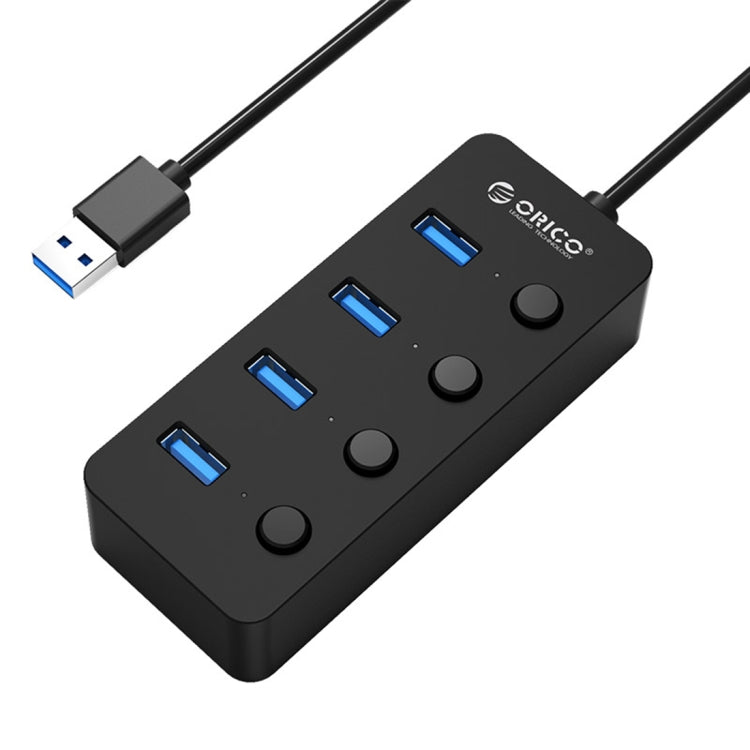 ORICO W9PH4-U3-V1 4-Port USB 3.0 Hub with Individual Power Switches and LEDs