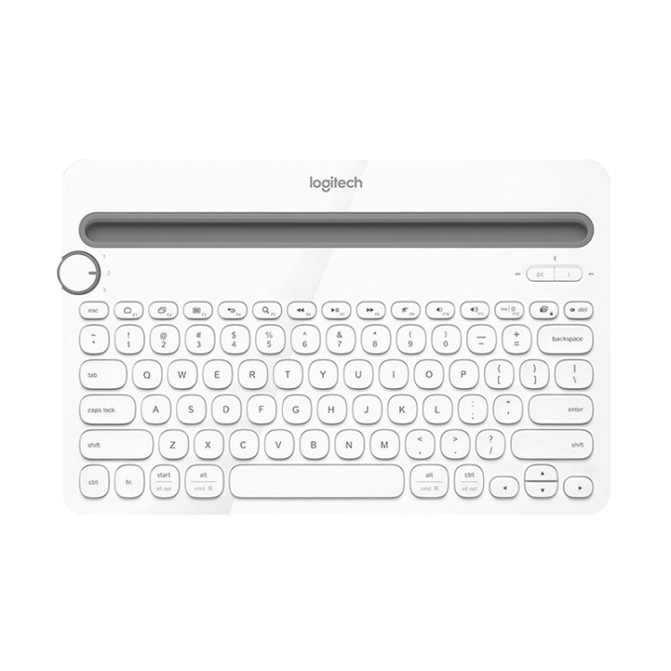 Logitech K480 Multi-device Bluetooth 3.0 Wireless Keyboard with Stand (White)