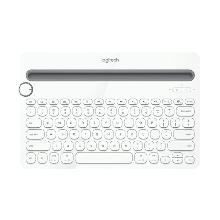 Logitech K480 Multi-device Bluetooth 3.0 Wireless Keyboard with Stand (White)