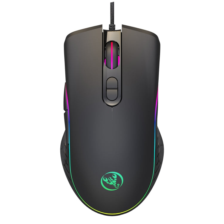 RGB Illuminated Wired E-sport Gaming Mouse with Adjustable DPI