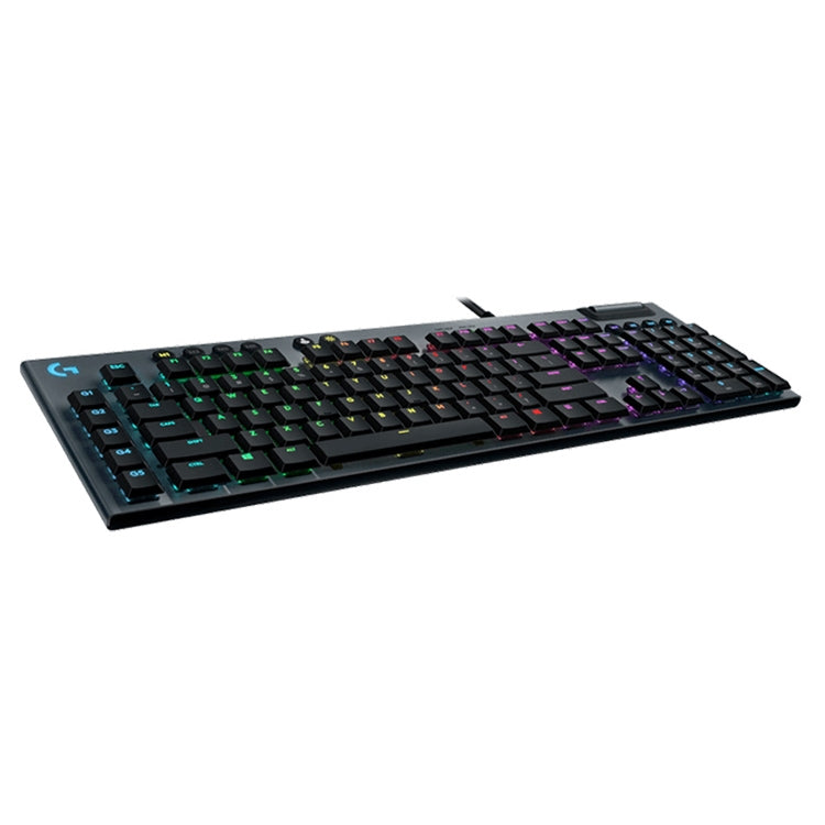 Logitech G813 RGB Mechanical Wired Gaming Keyboard (GL-Linear) with Enhanced Speed and Intelligent Glare Technology