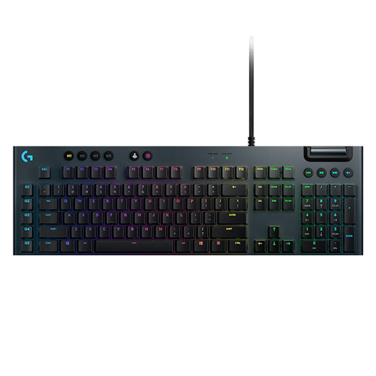 Logitech G813 RGB Mechanical Wired Gaming Keyboard (GL-Linear) with Enhanced Speed and Intelligent Glare Technology