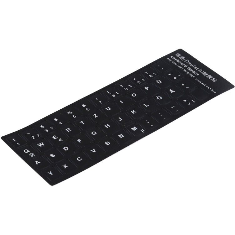 German Language Keyboard Sticker for Laptop/Desktop Computer Keyboard with Enhanced Accessibility