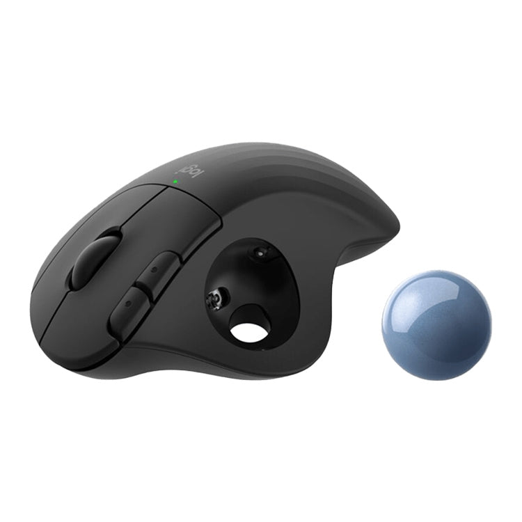 Logitech ERGO M575 Creative Wireless Trackball Mouse (Black) - Ergonomic Design and Seamless Control