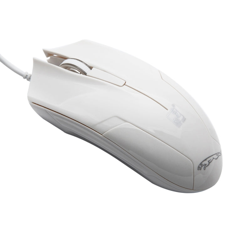 ZGB 119 USB Universal Wired Optical Gaming Mouse, 1.45m Length (White)