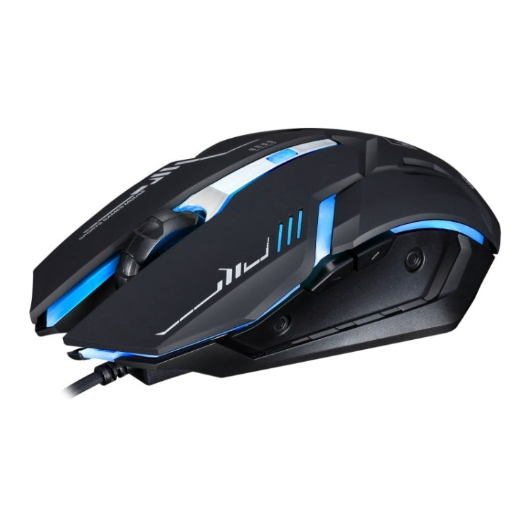 Chasing Leopard V17 USB Optical Gaming Mouse with LED Breathing Light (Black)