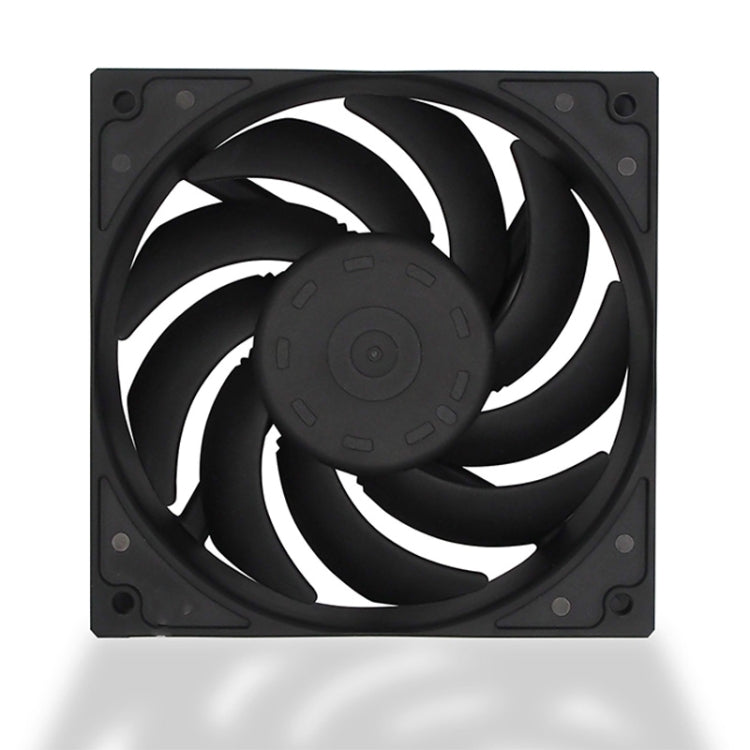 F120 High-Performance CPU Radiator Cooling Fan (Black)