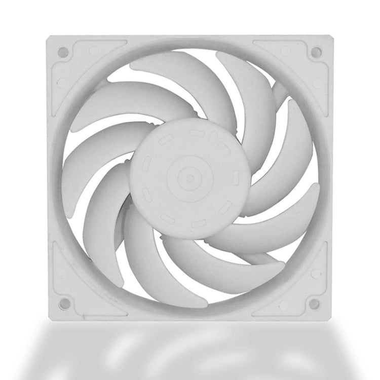 F120 CPU Radiator Cooling Fan (White)