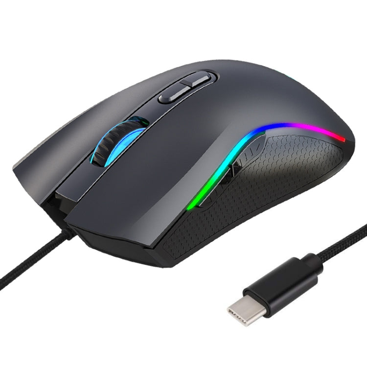 Elevate Your Gaming with HXSJ A869 Type-C Wired RGB Game Mouse