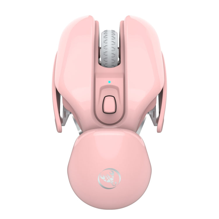 Wireless Pink Mouse with Adjustable DPI and Silent Operation