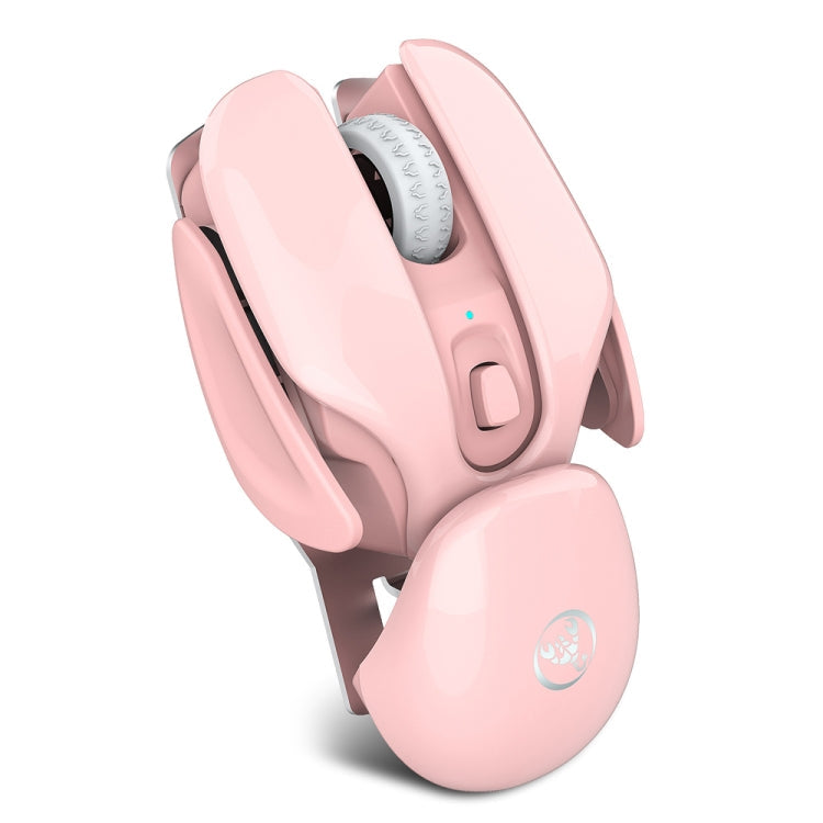 Wireless Pink Mouse with Adjustable DPI and Silent Operation