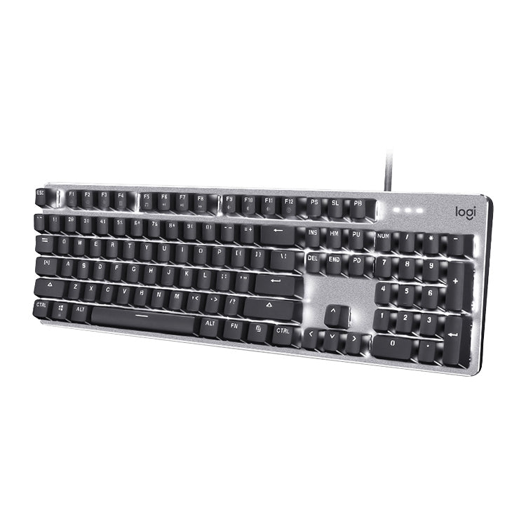 Logitech K845 CHERRY Blue Backlit Mechanical Keyboard, Extended Cable: 1.8m