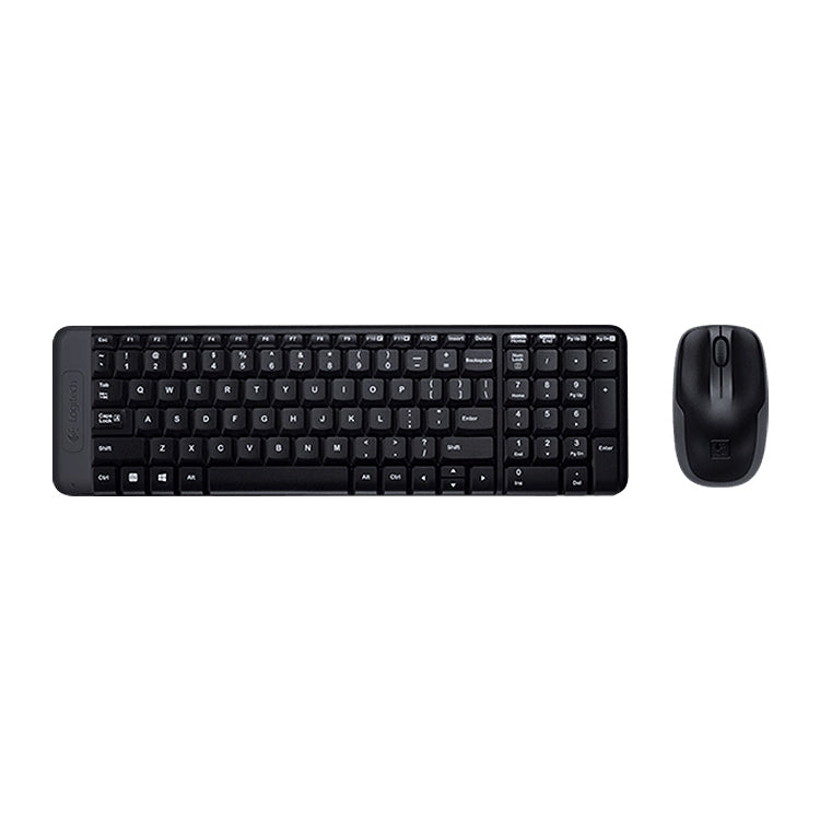 Logitech MK220 Wireless Keyboard and Mouse Set with Long-Lasting Battery Life and Responsive Mouse Performance